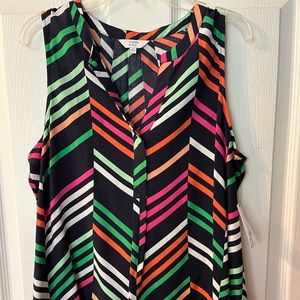 Women’s Crown & Ivy sleeveless blouse